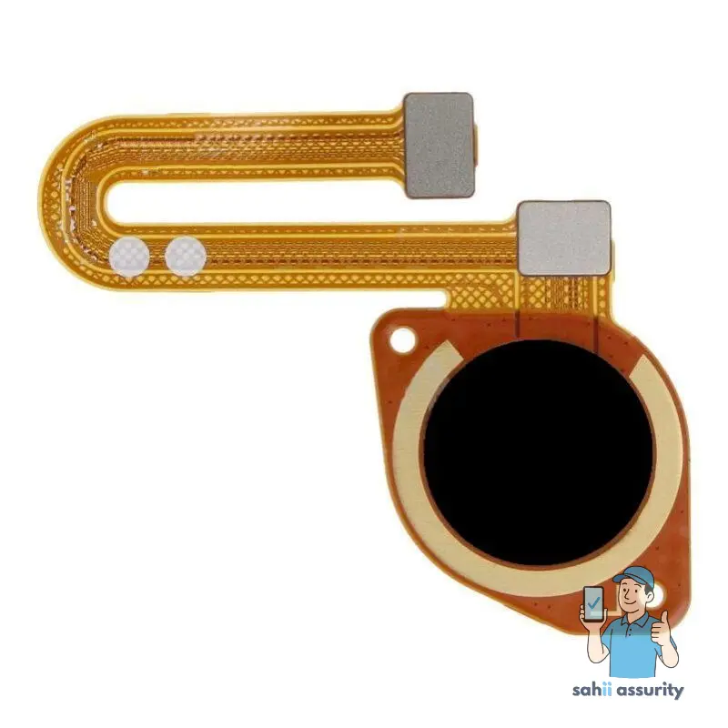 Fingerprint Sensor with Flex Cable for Motorola Moto G60 Black